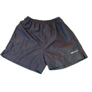 90's Reebok Track Shorts Medium Women's Logo Gray Training Activewear